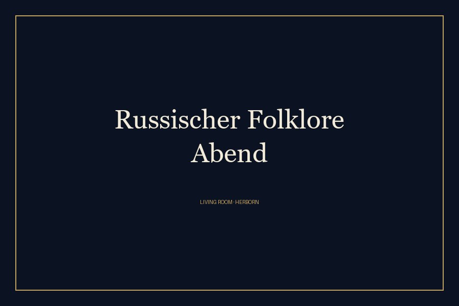 Russischer Folklore Abend