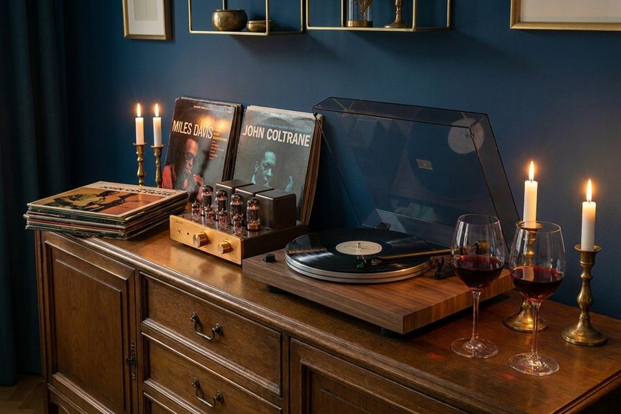 Wein & Schallplatten